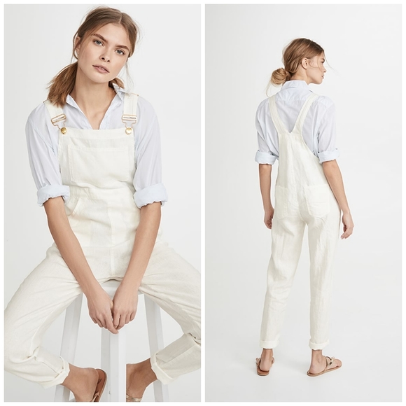 WeWoreWhat Denim - REVOLVE x WeWoreWhat Basic white overalls
